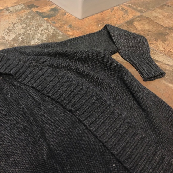 Dark Grey Girls Knit Old Navy Cardigan - Picture 4 of 5